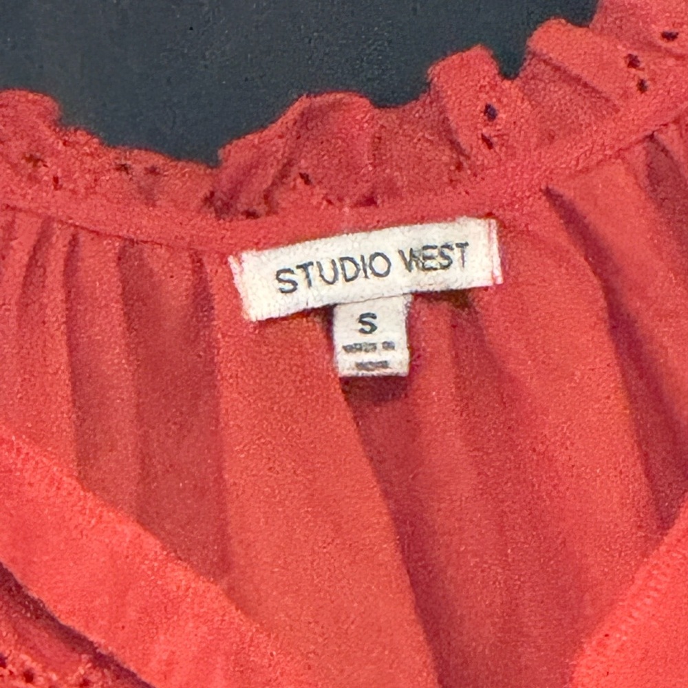 Studio West Red Blouse